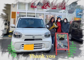 N様　新車ｱﾙﾄご納車おめでとうございます！
